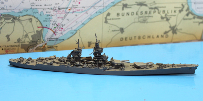 Battleship "Richelieu" damaged (1 p.) F 1945 Neptun N 1402